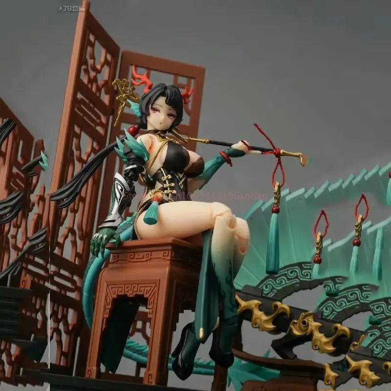 

1/12 Scale Little Qinglong Long Ji Mo La Sai Action Figure Handmade Motive Toy Collectible Gift for Birthday