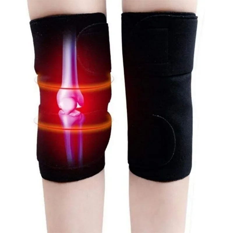 1 Pair Self Heating Knee Pad Arthritis Joint Pain Relief Injury Recovery Belt Knee Massager Leg Warmer Protection Braces Tool