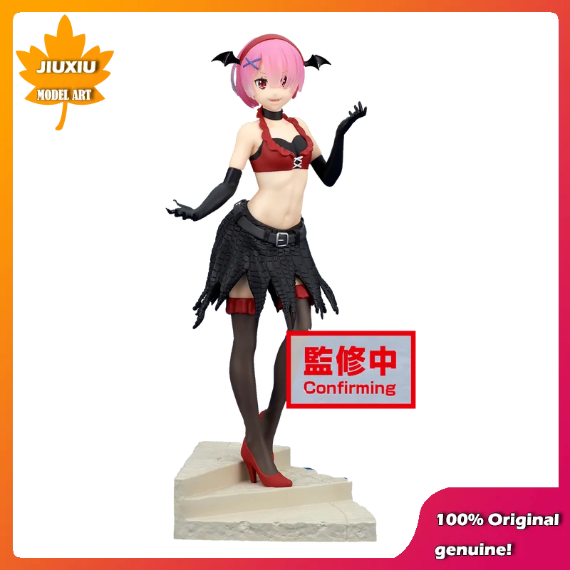 

100% Original:Re0 RAM Demon clothes VER.1/8 PVC Action Figure Anime Figure Model Toys Figure Collection Doll Gift