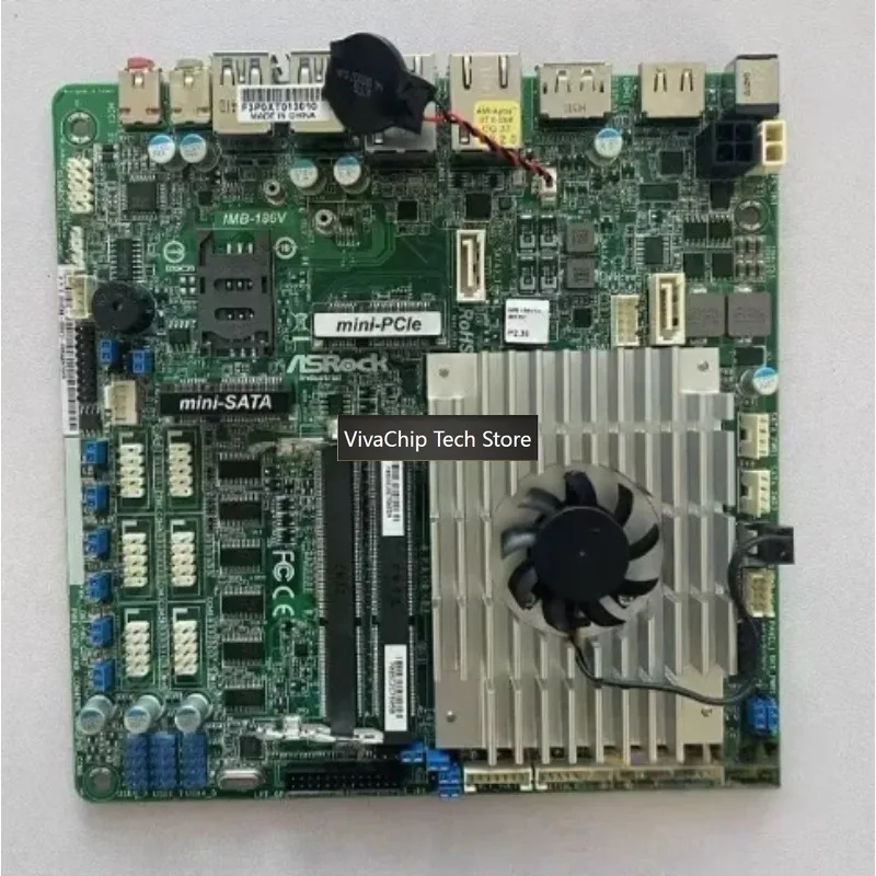 VivaCTIMB-186V Mini-ITX Motherboard Onboard I3-4010u CPU IPC SBC Embedded Ultra-thin Mainboard IMB-186 With 6COM LAN DDR3 6USB L