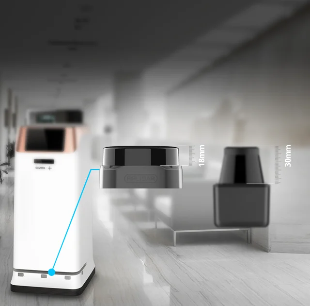 Slam Lidar RPLIDAR-S2 TOF Lidar 30 m di portata Lidar La ser Scanner per AGV AMR ROS ROS2