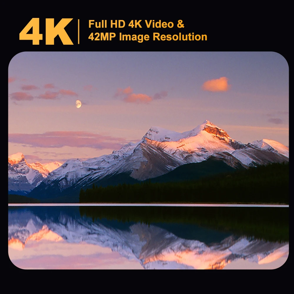 4K 42MP HD photographie numérique Portable 3840*2160P caméra Photo enregistrement vidéo DV voyage 18X Zoom IR Webcam avec écran rotatif