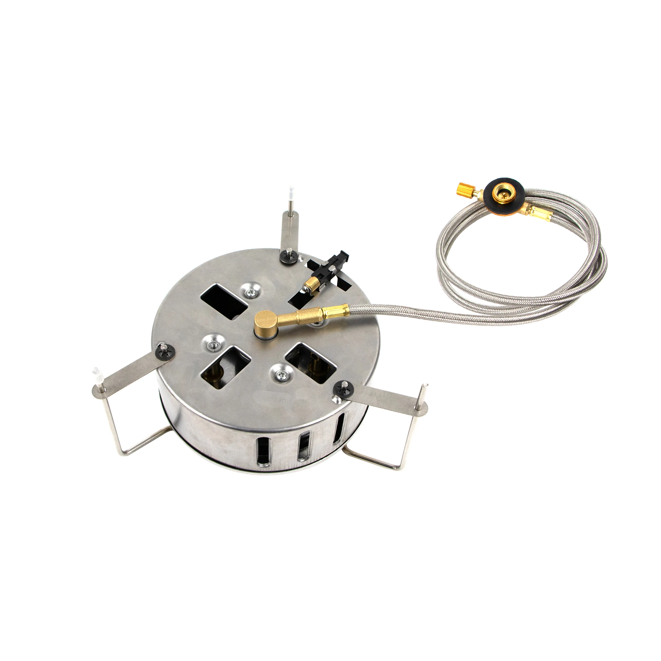 Camping Stove 5 Heads Gas Burner Portable Cooking Stove for Outdoor Furnace Picnic Barbecue Equipment