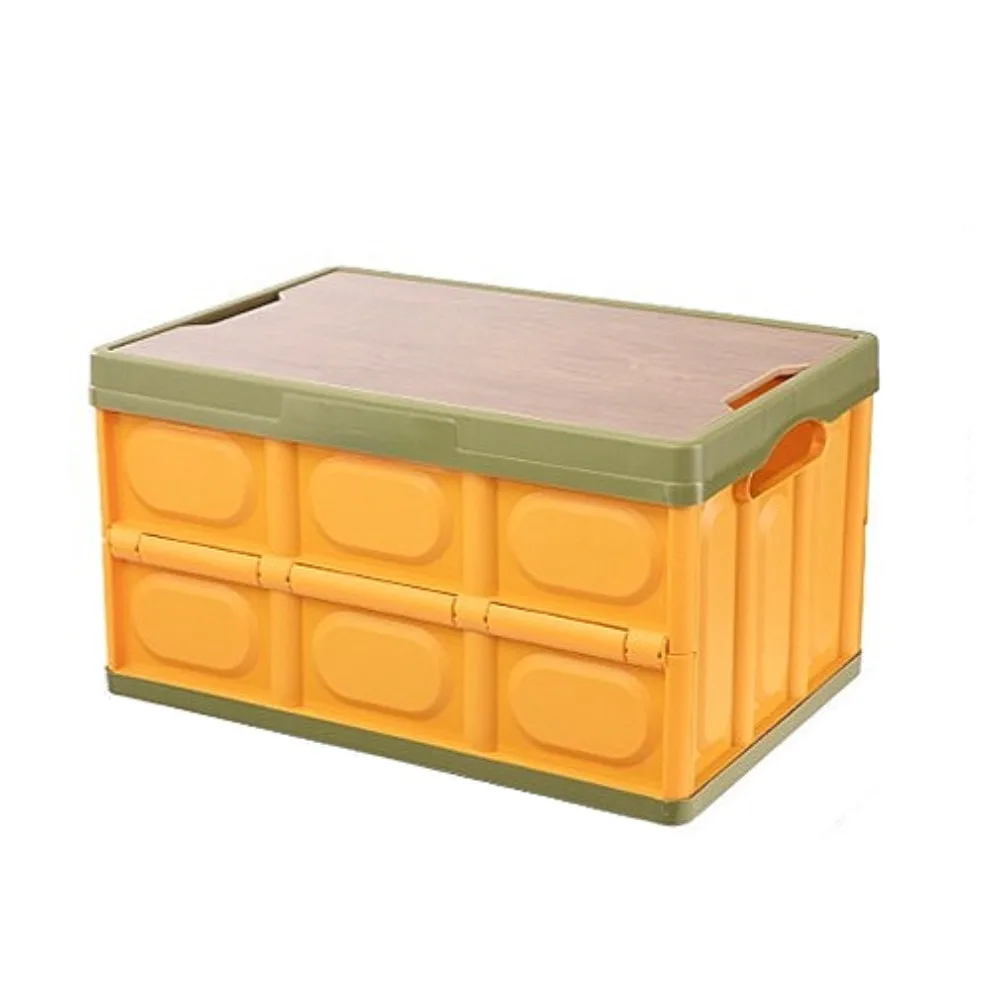 

Multifunctional Foldable Table Box Outdoor Camping Storage Box Storage Car Box Table Integrated Camping Large Capacity Dual-use