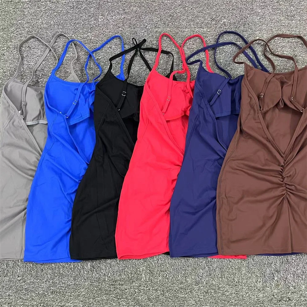 2024 Back V Gym Women Training Sportswear Yoga Set Flare Legging One Piece Jumpsuit Fitness Rompers Scrunch Workout Active Suit