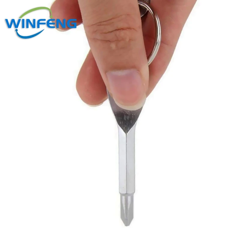 Multipurpose Screwdriver EDC Tools Key Chain Stainless Self Defense Stinger Outdoor Survival Pocket Multi-tools Keyring