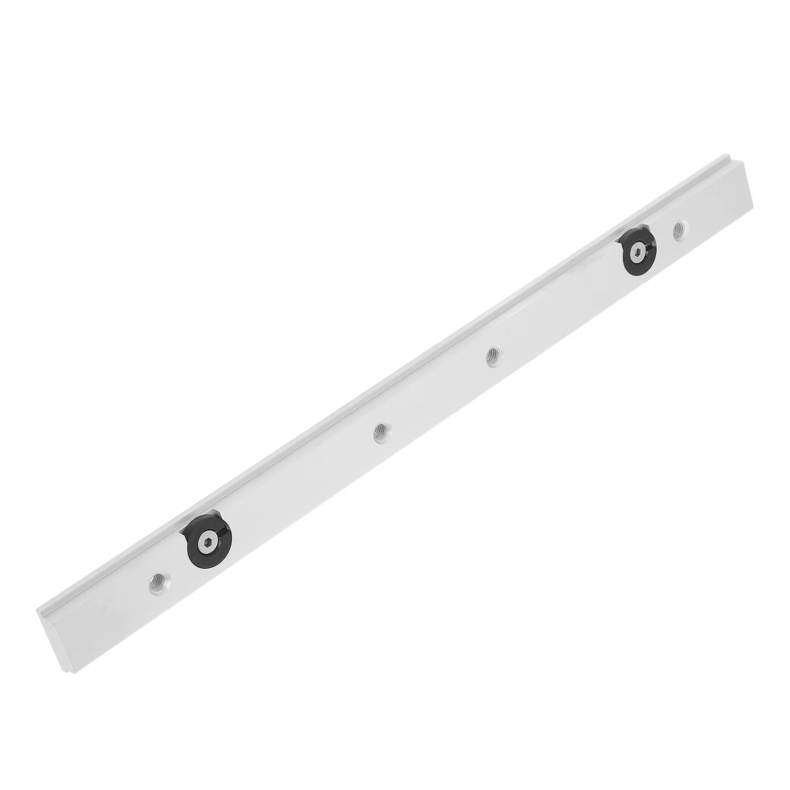 

1 Set Of Aluminium Alloy Miter Bar Universal Push Guide Rail Miter Bar For Table Saw Multi-Functional Woodworking Rail With Slot