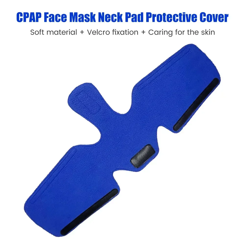 CPAP Neck Pad Headgear Strap Cover Universal Reusable Face CPAP Strap Cushion Soft APAP Mask Strap Cover Fits for CPAP Headgears