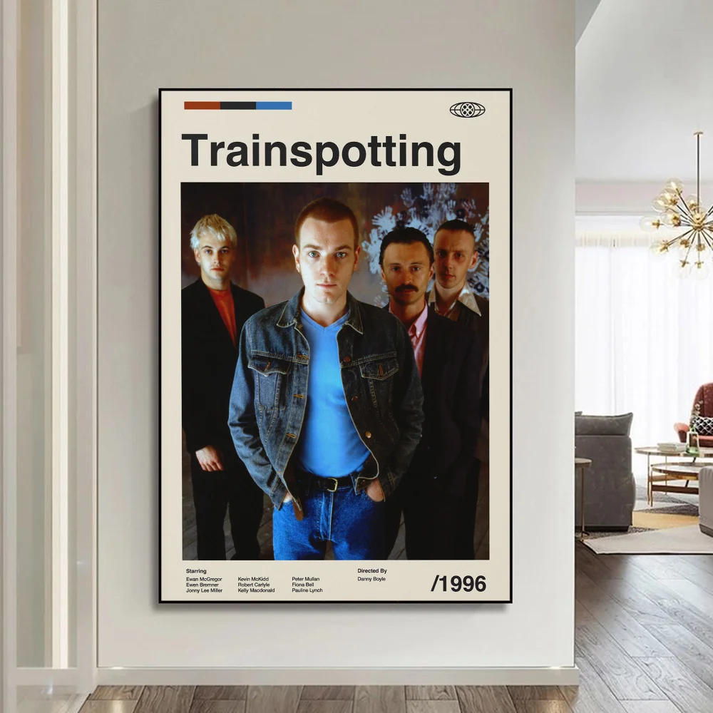 Trainspotting  DIY Sticky Poster Vintage Room Bar Cafe Decor Home Decor