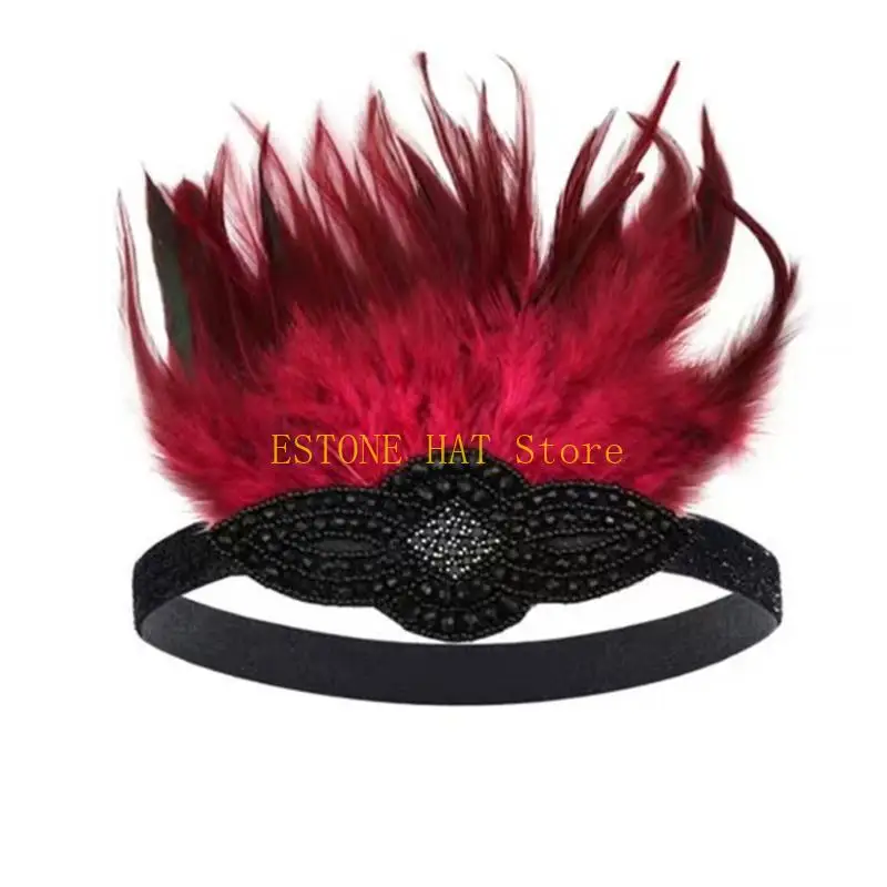 

49MF Headpiece set Fancy Hair Ornaments for Prom & Formal Occasions