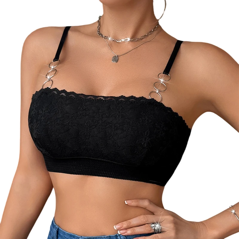 1pcs Fashion Style Sexy Women's Underwear Erotic Wire-Free Padless Bras Floral Party Sexy Lingerie Lady Bra Backless Brassiere