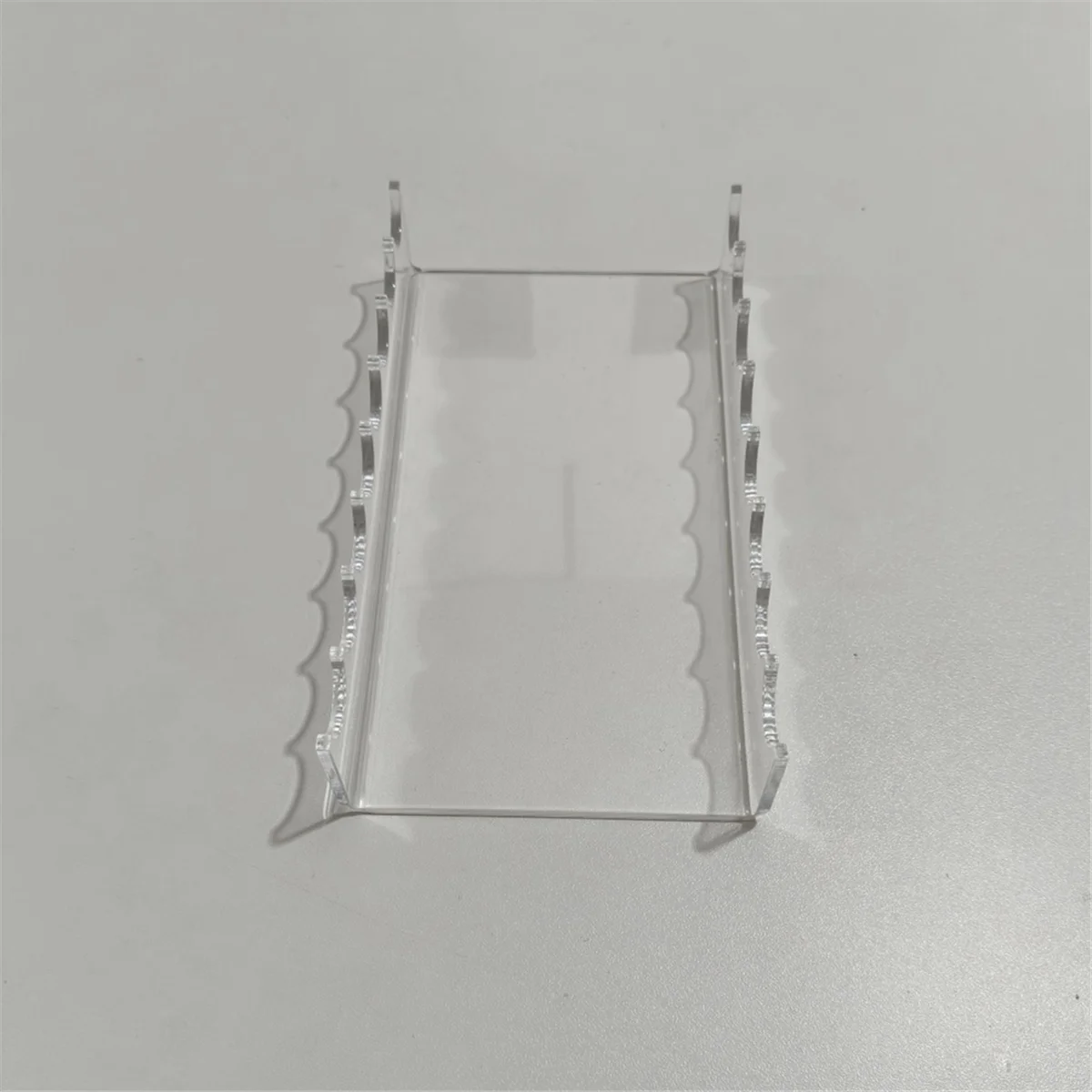 Двусторонний акриловый органайзер для кистей для макияжа, 8 слотов, косметическое хранилище (прозрачный), 1 упаковка