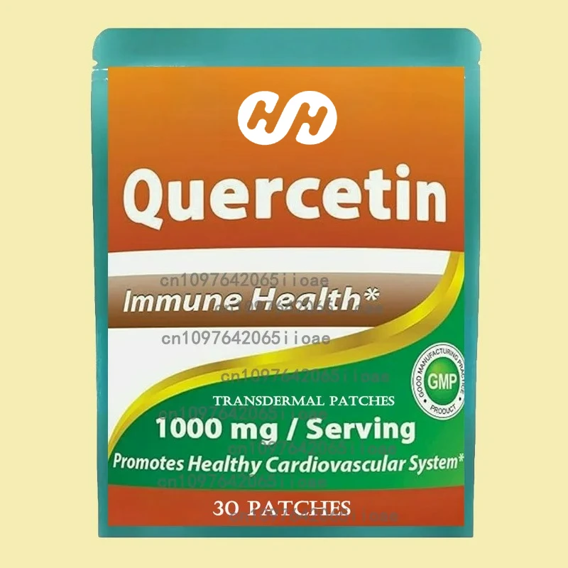 

Транспьютерные пластыри Quercetin с бромеляном — поддержка иммунитета и дыхательная система здоровья сердца, 30 пластырей