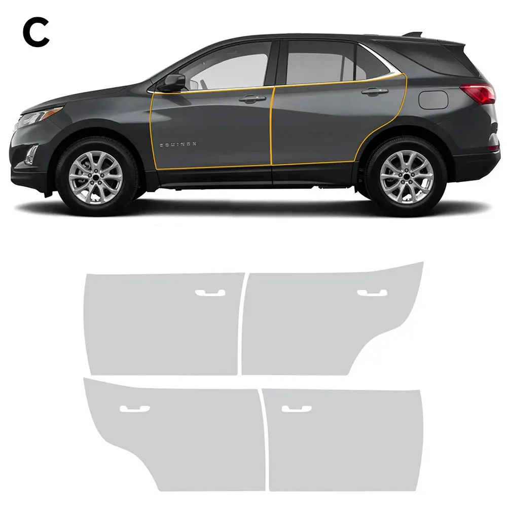 

8.5Mil TPU Paint Protection Film For Chevrolet Equinox 2018-2021 Pre-cut PPF Kit Clear Bra Car Body Anti-Scratch Resistant