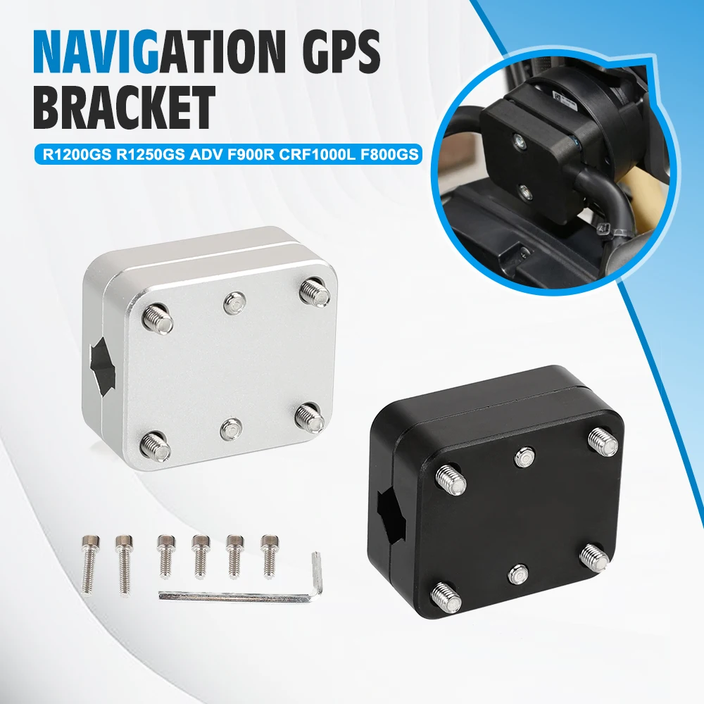 

For BMW R1200GS R1250GS LC Adventure F900R CRF1000L 2012-2017 V-STROM 800DE Navigation Handle Bar Extension Bracke Sat Holder