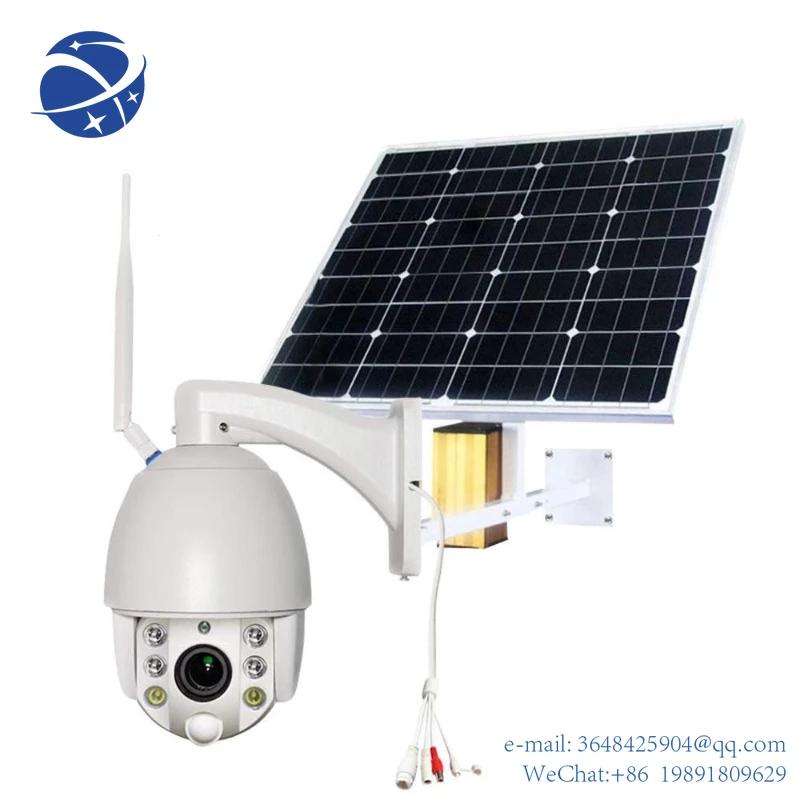 YYHC Compatible 4G LTE solar Wireless Camera, Night Vision Waterproof,