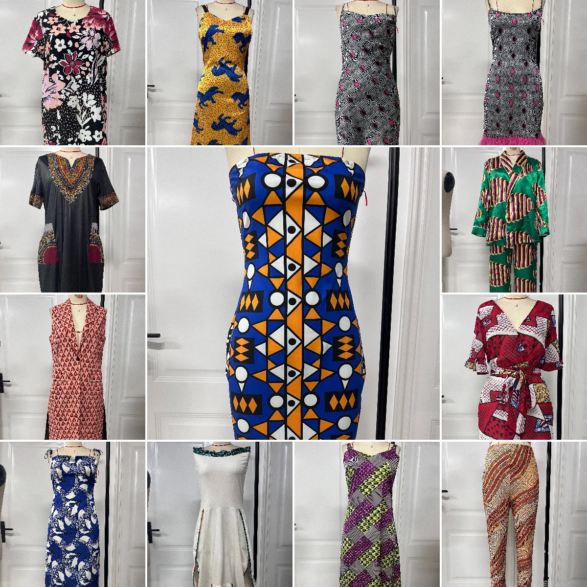 

Образец африканской одежды, распродажа на складе, женское платье с красочным принтом