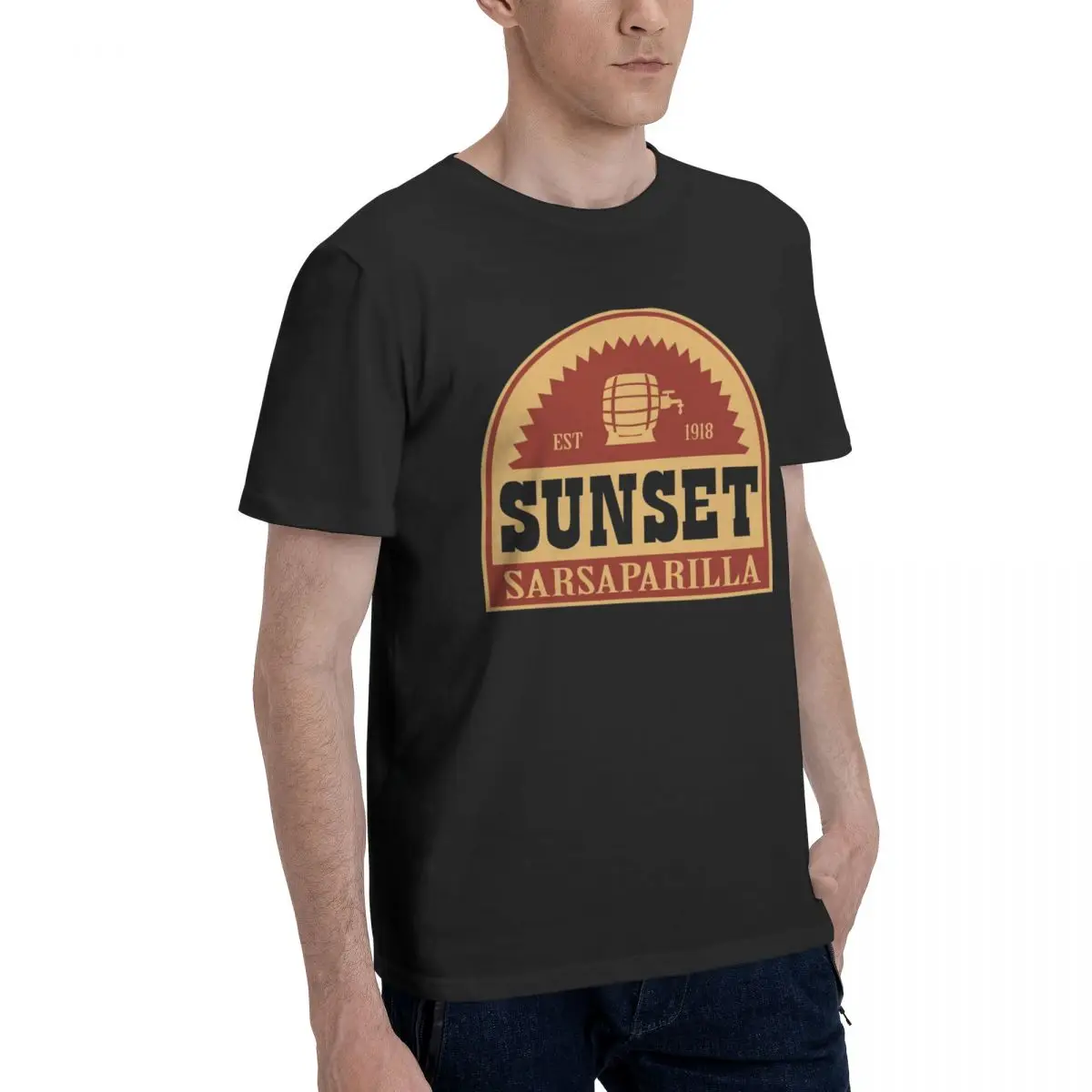 2024 High Quality Fallouts Sunset Sarsaparilla Logo Classic T-Shirt Microelasticity does not deform easily Shirt