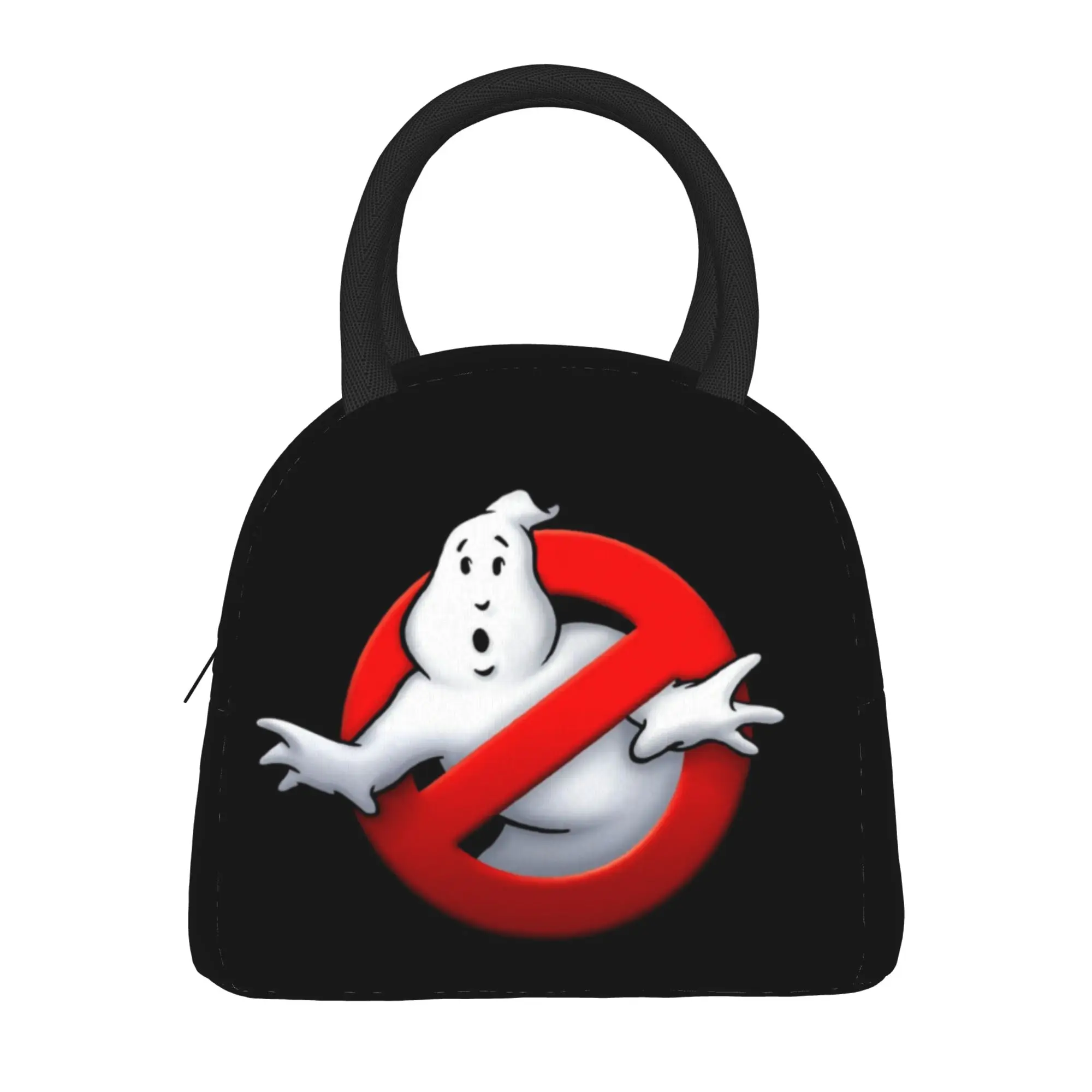 Ghostbuster Insulated Lunch Bag Cooler Bag Reusable,Meal Container High Capacity Tote Lunch Box Food Storage Bags