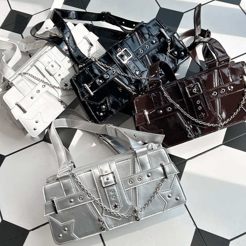 

Transparent Ita Bag Y2k Hot Girls Sac Femme All-match Daily Using Shoulder Bags for Woman Exquisite Shopper Bolsos Mujer Bolso