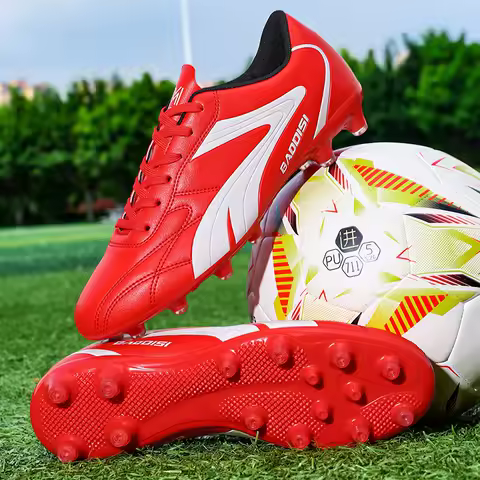 Men Soccer Shoes Breathable Football Boots Futsal Ultralight Professional Training Sneakers Unisex Grass Cleats Match Sport