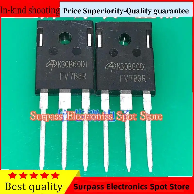 50PCS-100PCS  K30B60D1 AOK30B60D1   IGBT 30A600V Price Superiority-Quality guarantee