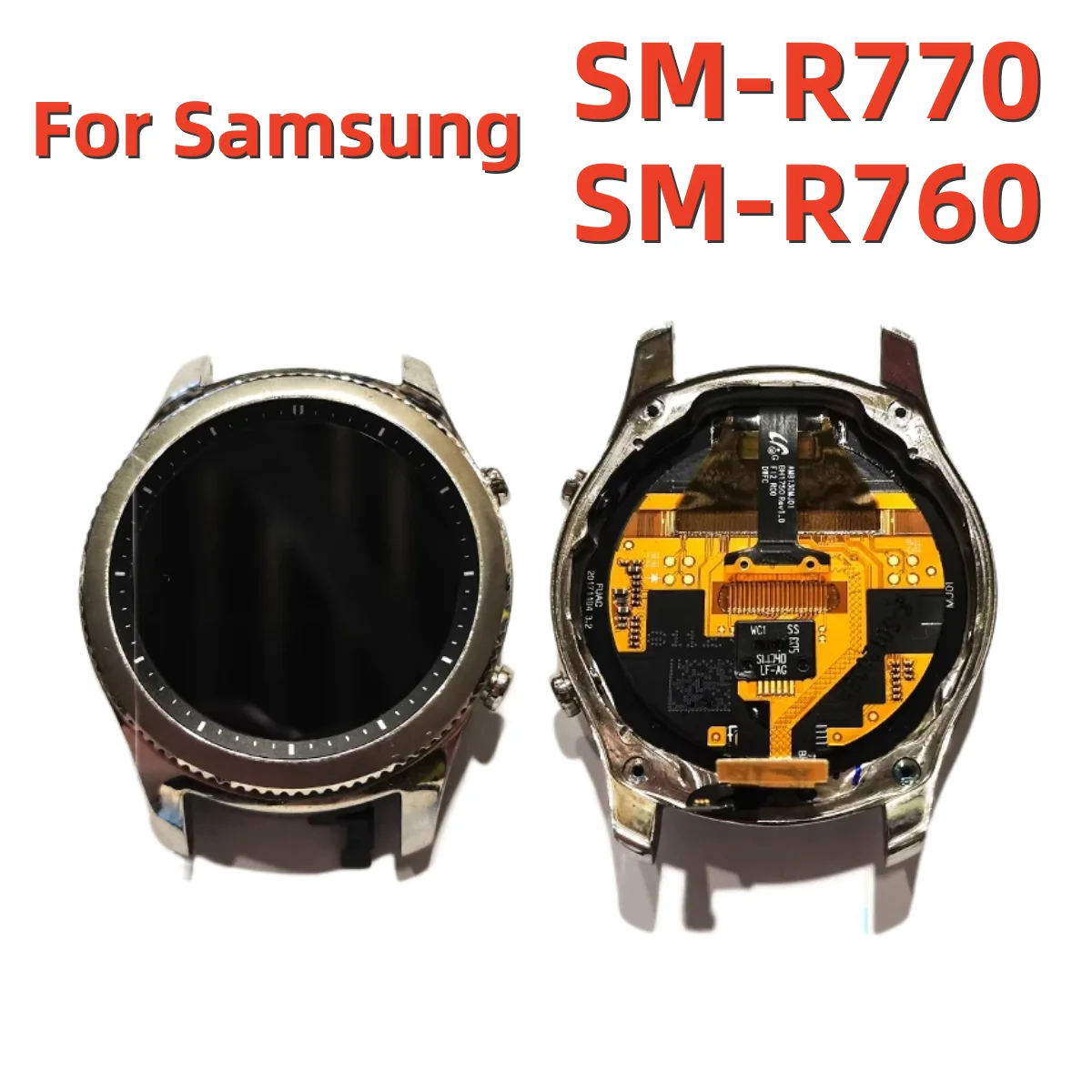 

For Samsung Gear S3 Classic SM-R770 R770 R775 / Frontier SM-R760 R760 R765 LCD Display Touch Screen Digitizer Assembly