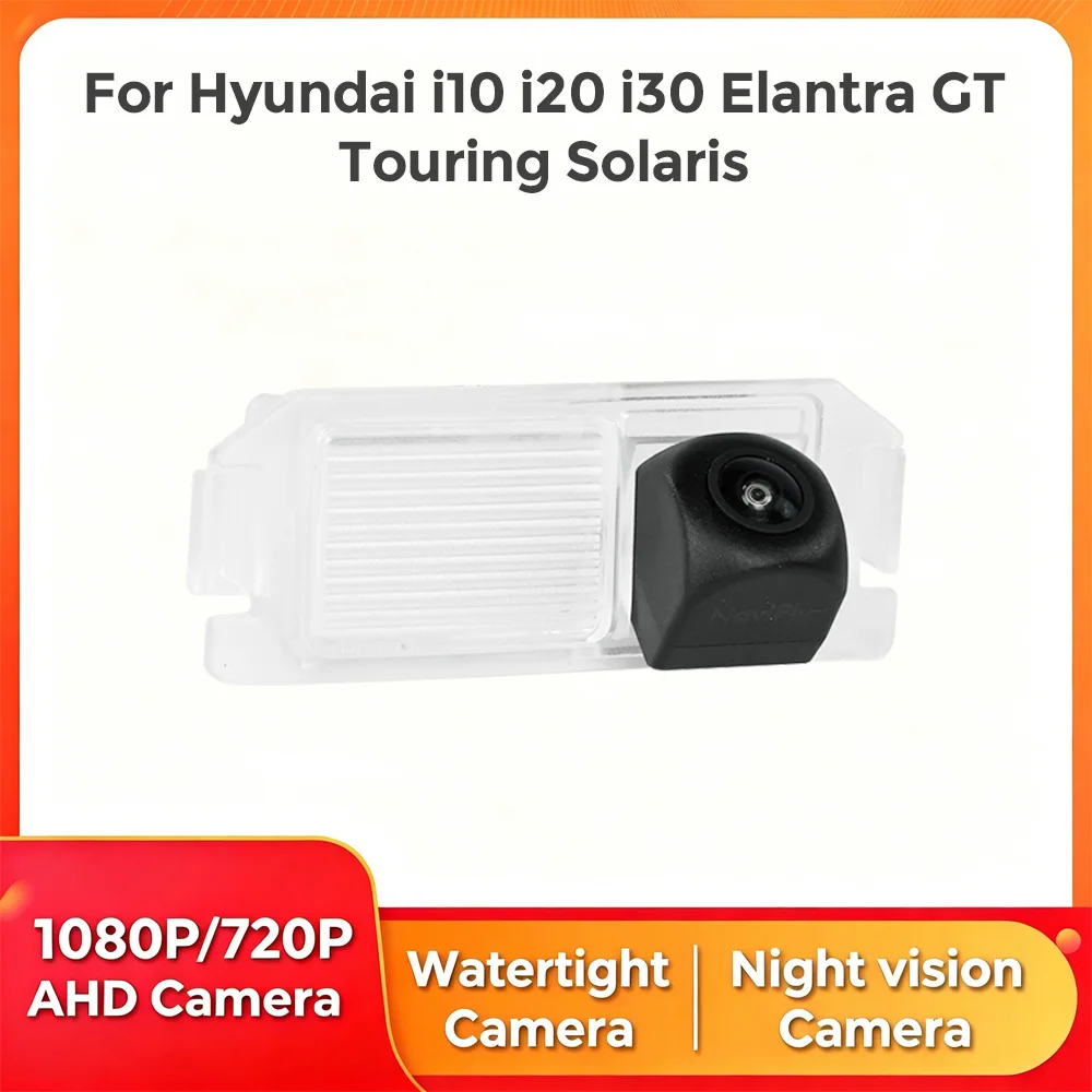 AHD 170 °   Wasserdichte Auto-Rückfahrkamera mit Fischaugenobjektiv und Halterung für Hyundai i10 i20 i30 Elantra GT Touring Solaris Genesis Coupe