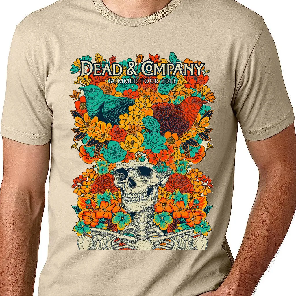 Dead Company artwork 2018 sand T Shirt short sleeve S to 345Xl TA5212