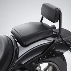 Motorcycle Rear Passenger Pillion Backrest Kit & Pad For Honda Rebel CMX1100 2021-2025