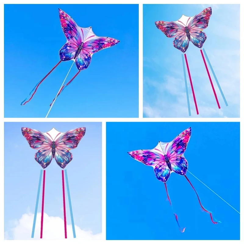 Free Shipping butterfly kite flying for kids kites factory toy sports wind kite children Breezemoon enough game flying bird fun