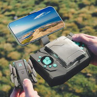 DWI D14 Mini Drone 4k Professional HD Camera WiFi FPV Drone Camera Height Hold Pocket Drone Camera Helicopter Toy