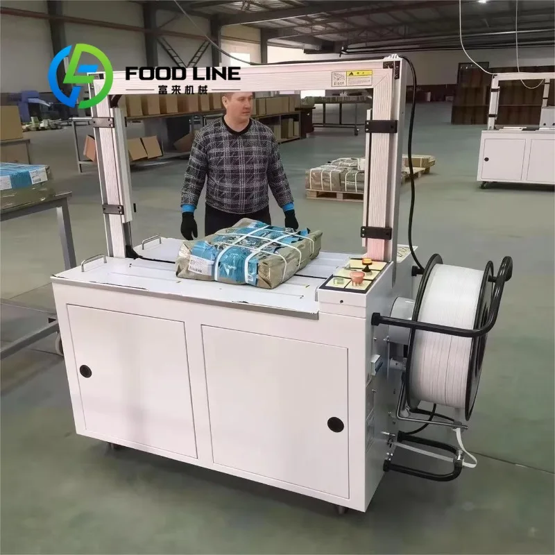 Fully Automatic Bundling Machine Smooth Running System Ideal For E Commerce Warehouse And Express Package Processing Use