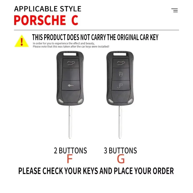 

Porsche Car Sticker Zinc Alloy Racing Style Car Flip Remote Key Case Cover Protector Shell For Porsche Cayenne GTS Panamera Carr