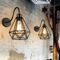 Nordic Vintage Wall Light Retro Loft Bedside Lamp Wall Porch Corridor Balcony Bar Cafe Lighting Industrial Decor Kitchen E27