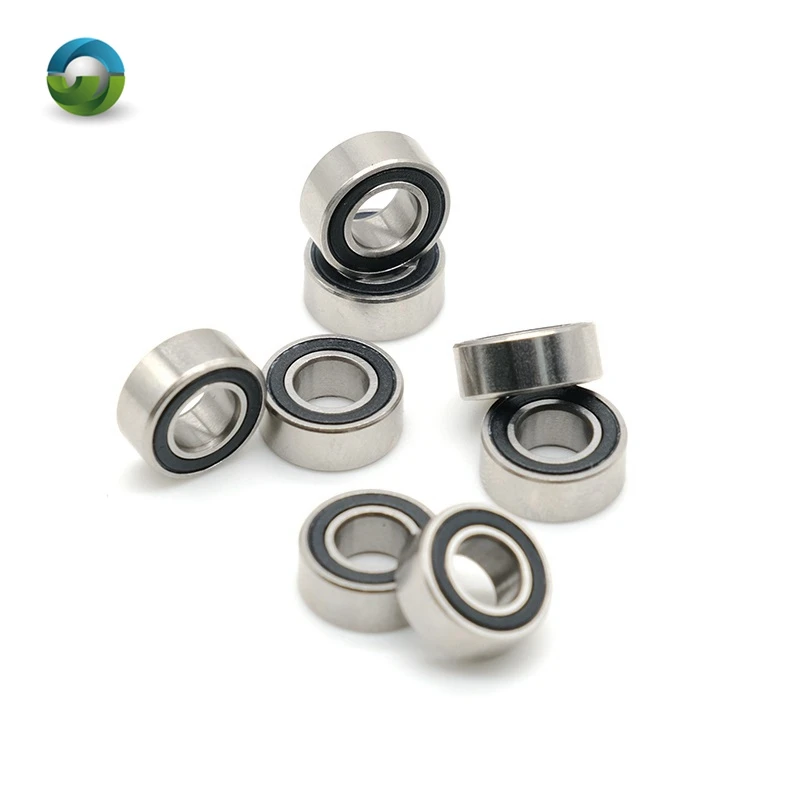 MR63 2RS Bearing ABEC-7 10PCS 3*6*2.5 mm Miniature Ball Bearings MR63 L-630 673 RS