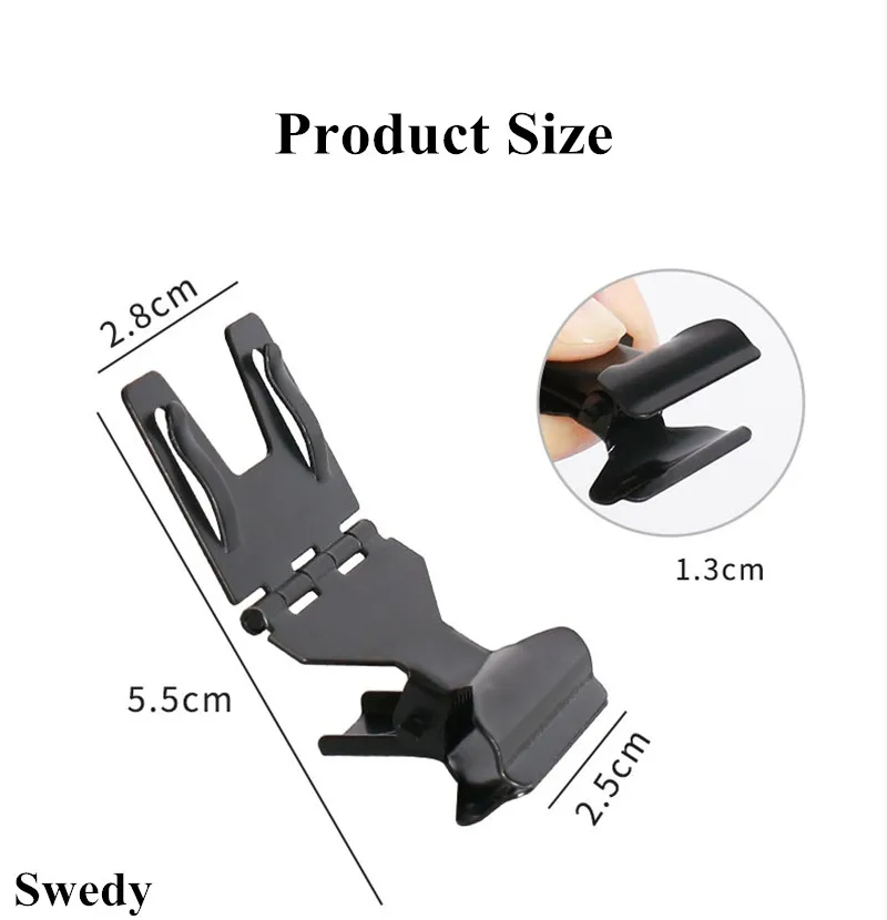 10 Pieces Tabletop Price Label Harp-Clip Table Number Recipe Holder Reserved Place Card Holder Stand Menu Sign Holder Clip