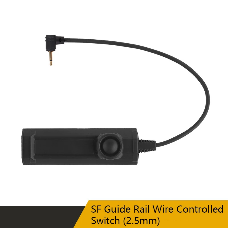 SF Guide Rail Wire Controlled Switch (2.5mm), Compatible with Picatinny Rails, PEQ Connector, Convenient Buttons, Easy to Use