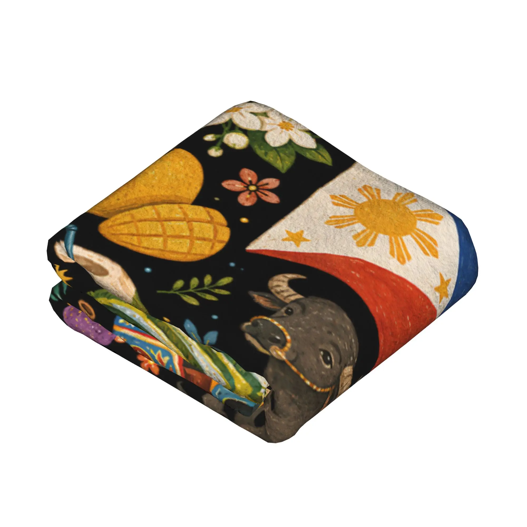 Philippine Christmas Parol Blankets  Fleece Funny Warm Throw Blankets for Home Spring/Autumn