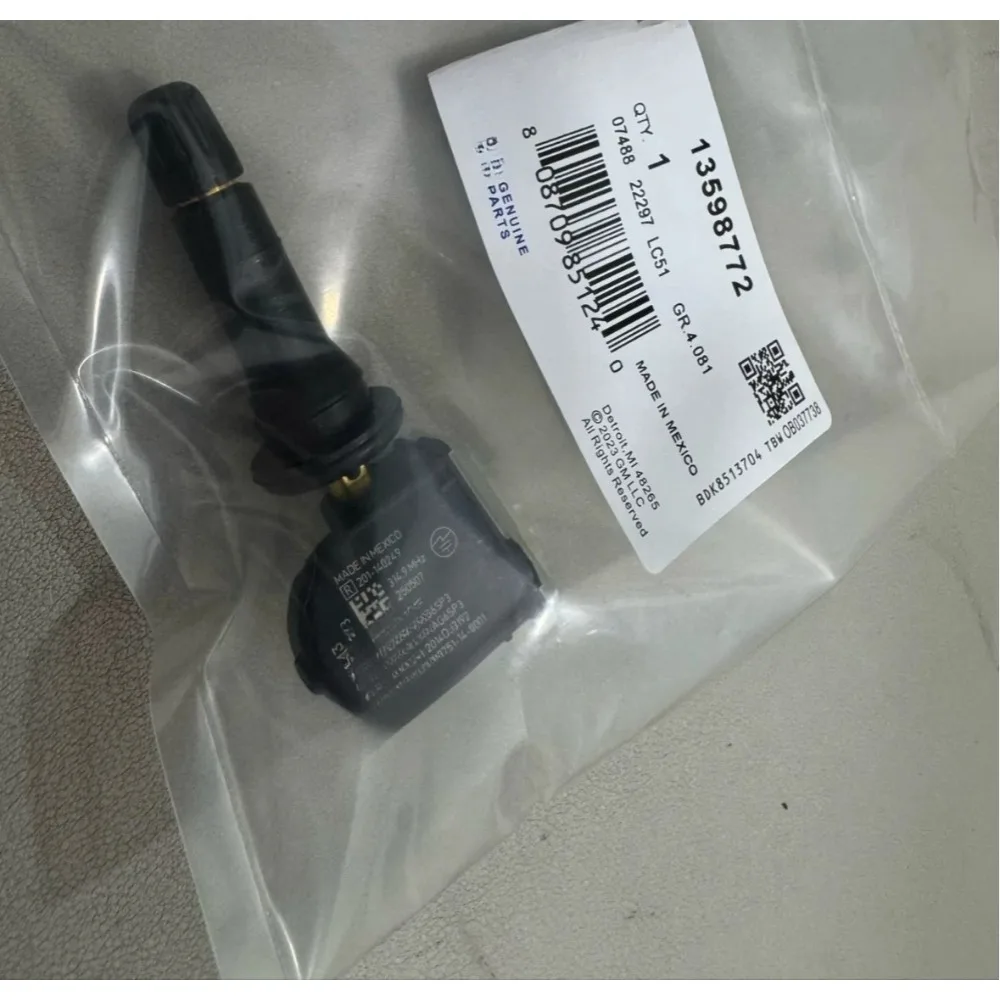1pc Tire Pressure Sensor Monitoring Genuine for Chevrolet Cruze Seeker Trax for Buick Encore 13598772