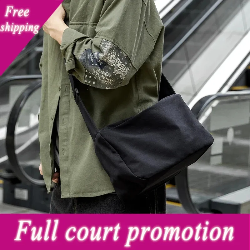 

Men Messenger 11inch iPad Oxford Waterproof Zipper Anti-theft High Capacity Outdoor Sport Daily Sling Bag for Youth
