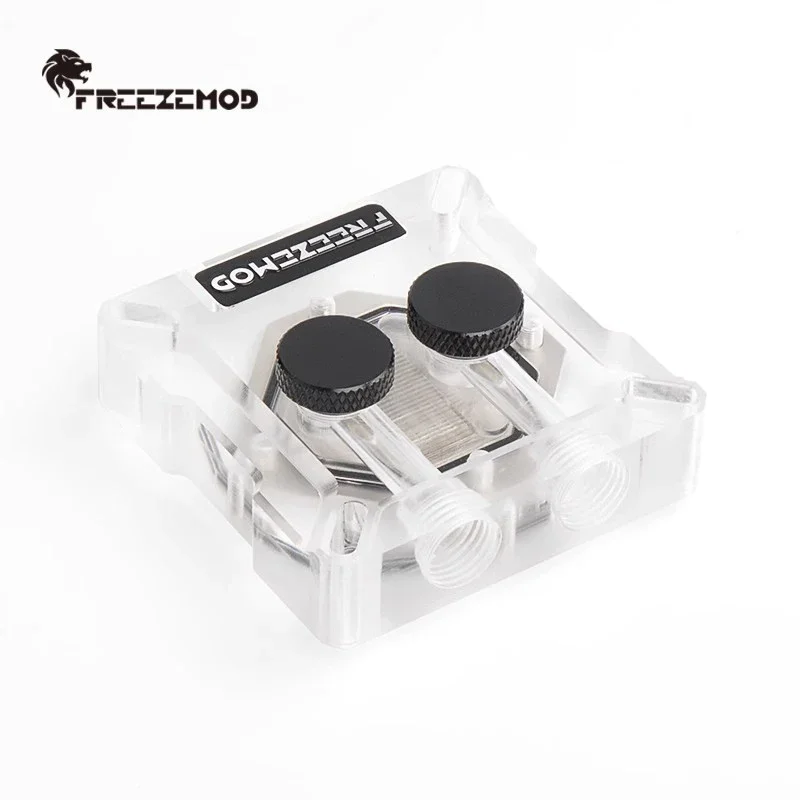 FREEZEMOD Graphics Card Water Block, GPU Core Watercooler, Mounting Hole Pitch Supports 43-53mm/53-62mm Distance,VGA-THC/VGA-THD