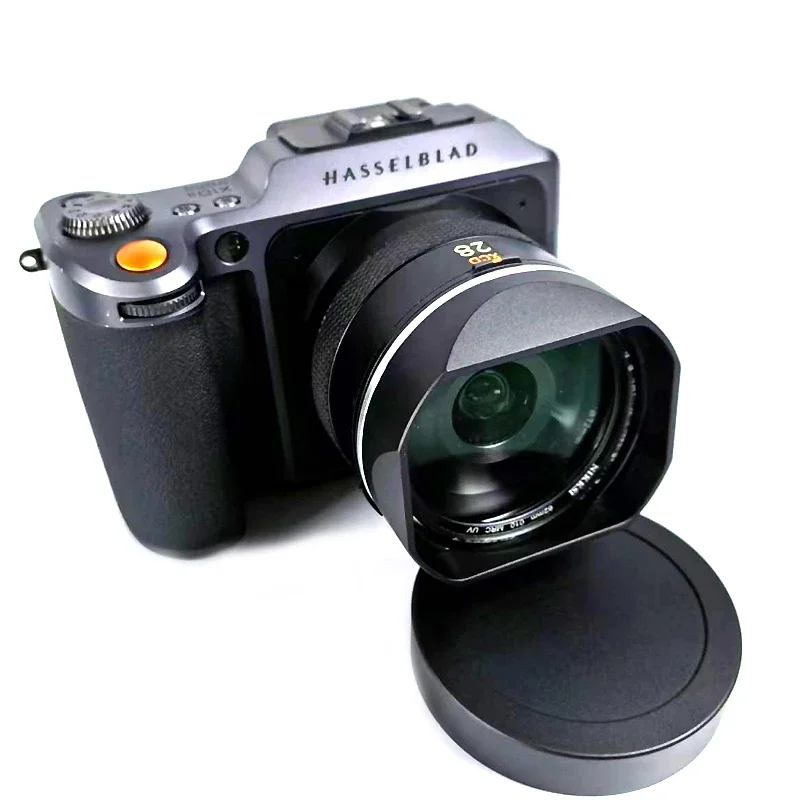 غطاء عدسة مربعة معدنية من Bayonet يأتي مع غطاء معدني مجاني لـ Hasselblad XCD 4/28P 2.5/55V 2.5/38V 2.5/90V
