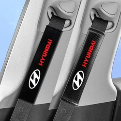 2PCS Car Seat Belt Cover Car Styling Auto Case For Hyundai Tucson Accent Elantra Santa fe Sonata I20 I30 I40 ix25 ix35 Solaris