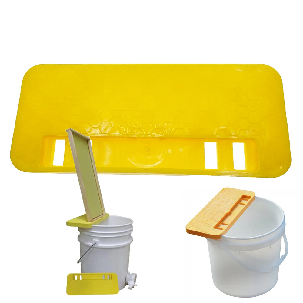 

1PCS Bee Beehive Honey Bucket Pail Stand Support Flat Table For Collect Beekeeping Plastic Tools Supplies