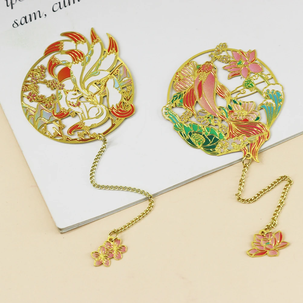 Messing-Lesezeichen, Lesekunst, Lesezeichen, Leser, Lesezeichen, Anhänger, Lesezeichen, Messingschnitzerei, dekorativer Stil, Mode