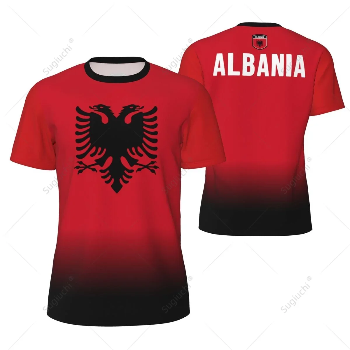 

Sports T-shirt, The Flag of Albania, for Running, Cycling, Football, Tennis, Fitness, 3D Printing