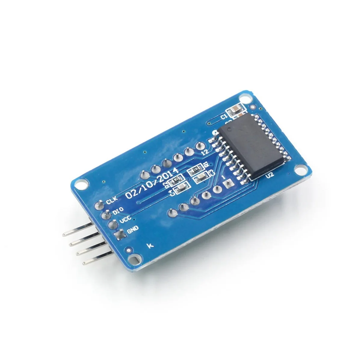 A62T-TM1637 4-bits LED-displaymodule voor Arduino, 0,36 inch 7-segment rode anodeklokbuis en 4 seriële driverkaart