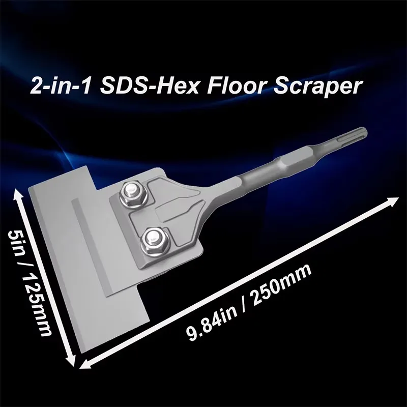g35 x 9,84 дюйма Скребок для пола SDS Max с прямым наконечником, перфоратор для эффективного клея плитки от Concre
