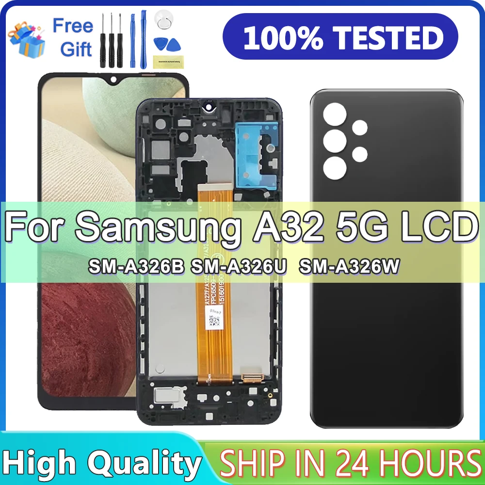 

6.5'' Tested For Samsung A32 5G A326 SM-A326B Display lcd Touch screen replacement For Samsung A32 5G LCD
